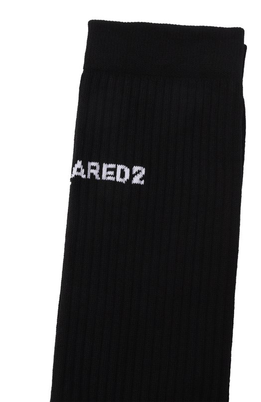 Хлопковые носки Dsquared2 DFV143300 Чёрный  DFV143300 Фото 2