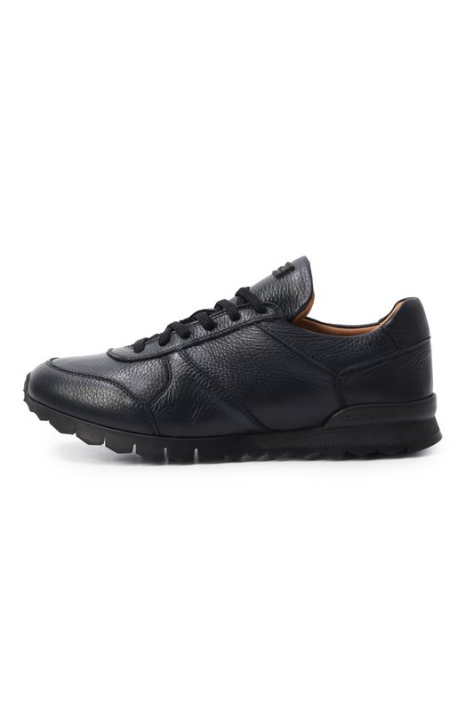 Кожаные кроссовки Kiton USSA114N0012602/M Синий  USSA114N0012602/M Фото 4