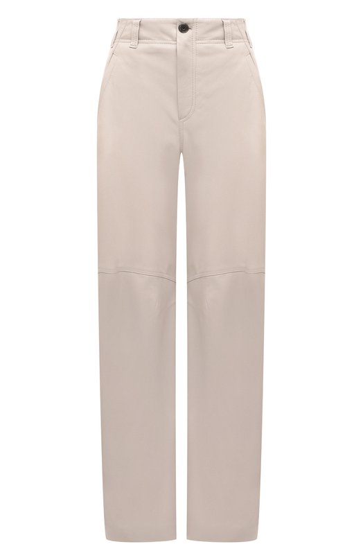 Кожаные брюки Brunello Cucinelli M0NGIP8551 Серый M0NGIP8551