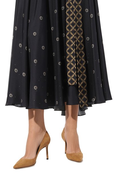 Замшевые туфли romy 85 JIMMY CHOO, арт. R0MY 85/SUE, фото 3