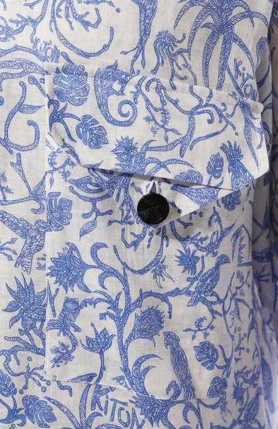 Льняная рубашка KITON, арт. UMC030H08902, фото 5