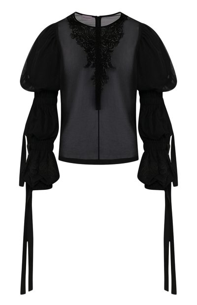 Женская хлопковая блузка DRIES VAN NOTEN, арт. 201-18607-9108