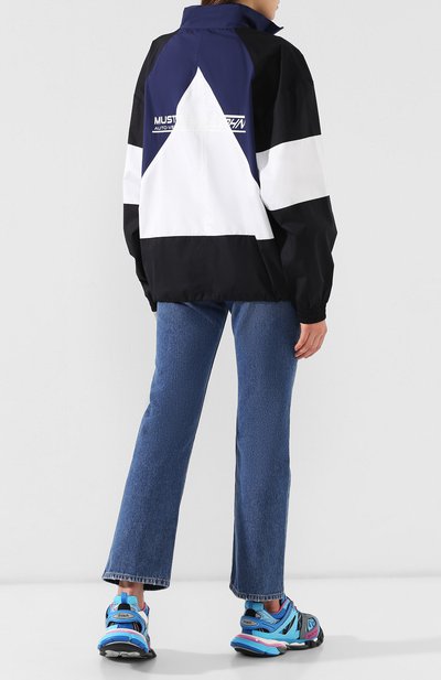 Хлопковая куртка VETEMENTS темно-синего цвета по цене 83450 руб., арт. USS191054/M, фото 2 Хлопковая куртка VETEMENTS, арт. USS191054/M, фото 2