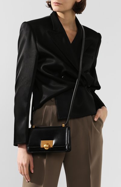 Сумка bv classic BOTTEGA VENETA черного цвета по цене 158000 руб., арт. 587222/VCPI1, фото 2 Сумка bv classic BOTTEGA VENETA, арт. 587222/VCPI1, фото 2