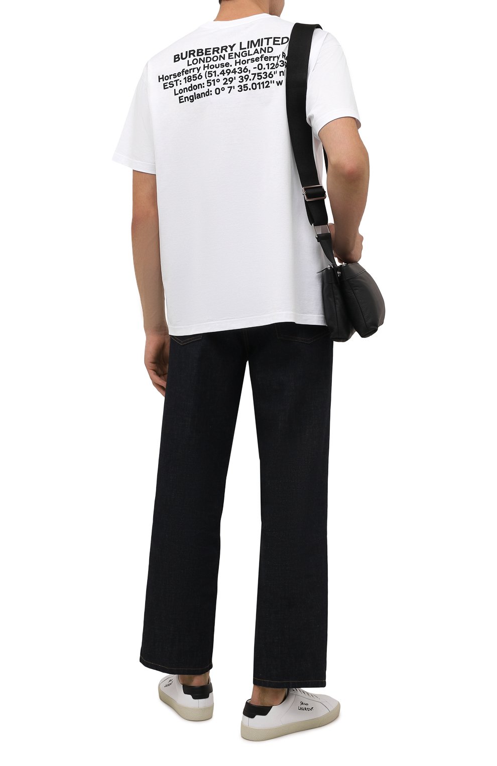 Хлопковая футболка BURBERRY, арт. 8045545, фото 2