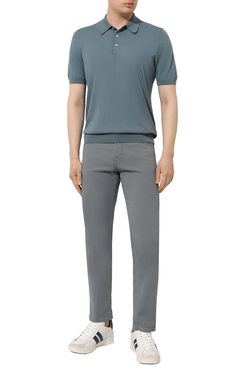 Хлопковые брюки KITON, арт. UPNJSK0606D, фото 2