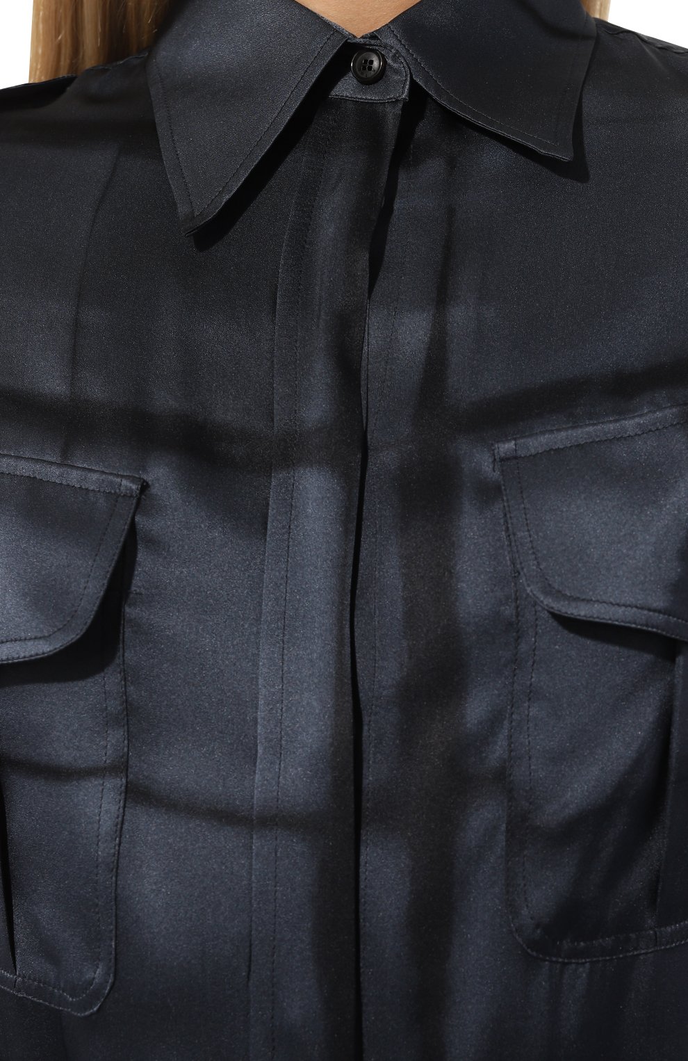 Шелковое платье KITON, арт. D47321K0533E01, фото 5