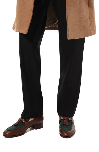 Кожаные лоферы GUCCI, арт. 675650 1W6A0, фото 3