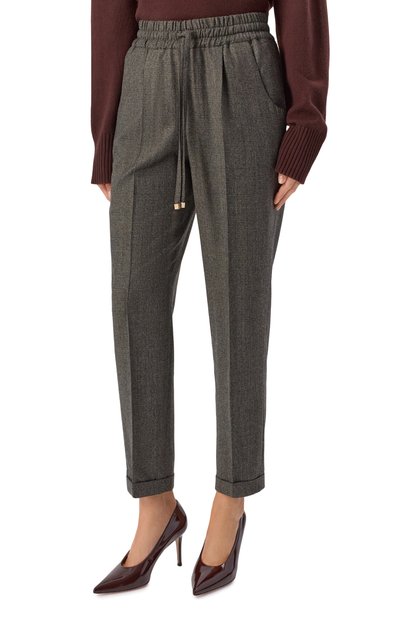 Шерстяные брюки KITON, арт. D37102K0513G02, фото 3