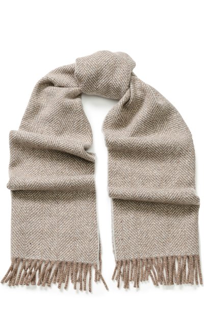 Кашемировый шарф с бахромой LORO PIANA, арт. FAC8033, фото 1