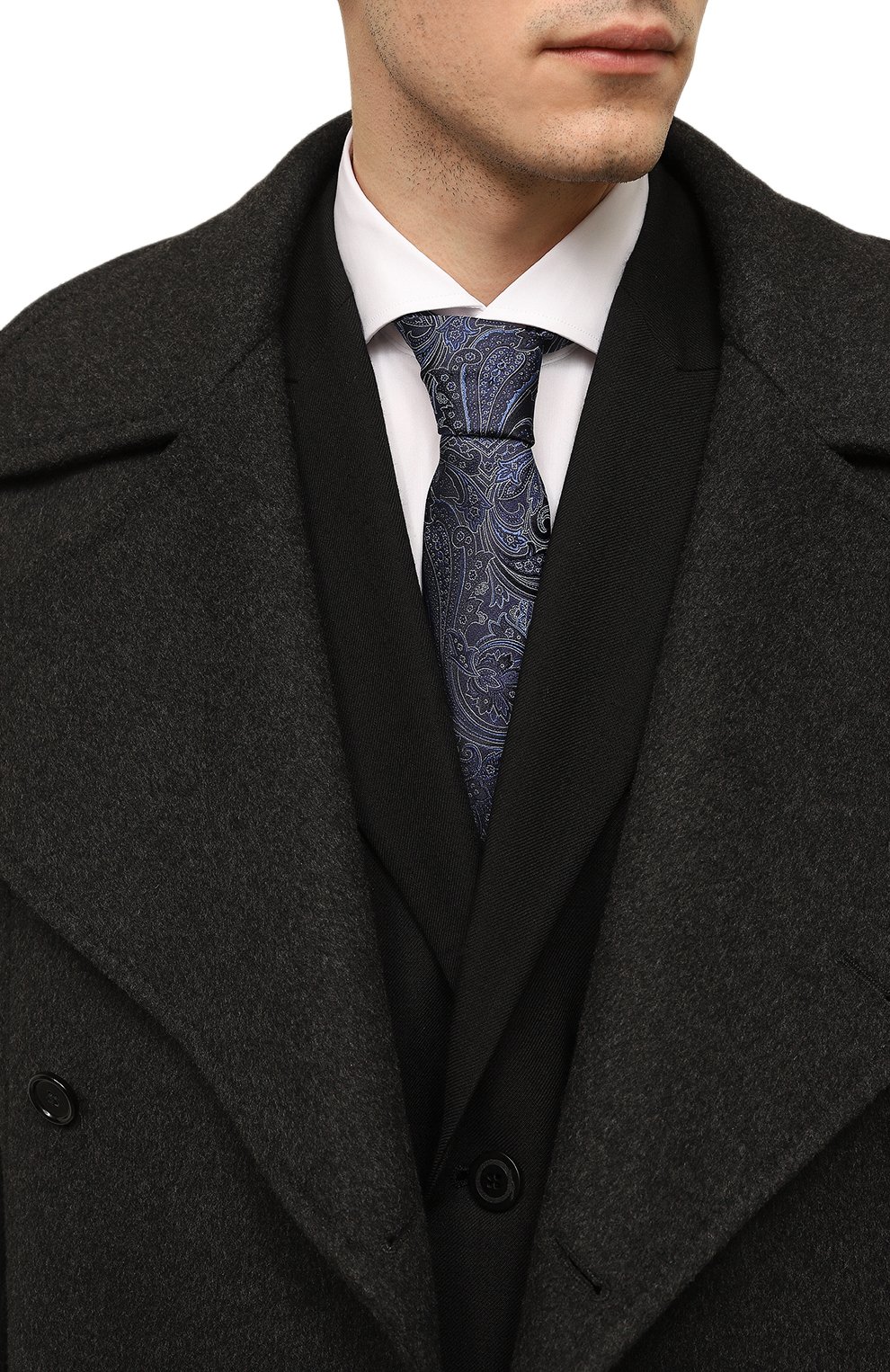 Шелковый галстук CANALI, арт. 18/HJ03658, фото 2