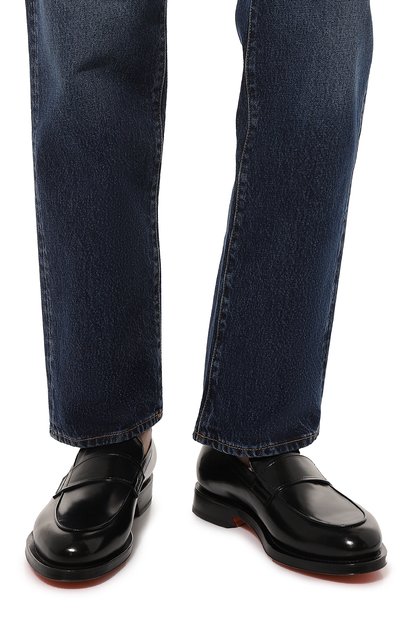 Кожаные лоферы SANTONI, арт. MCCG17745MD3HSC1N01, фото 3