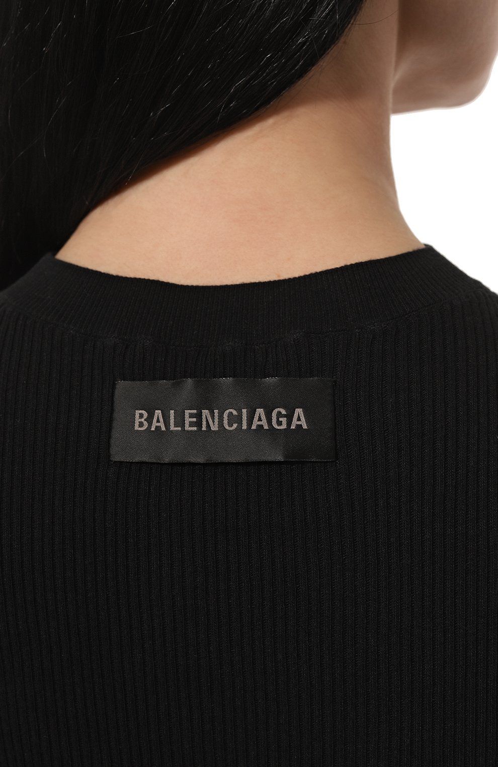 Хлопковый пуловер BALENCIAGA, арт. 748747/T3274, фото 5