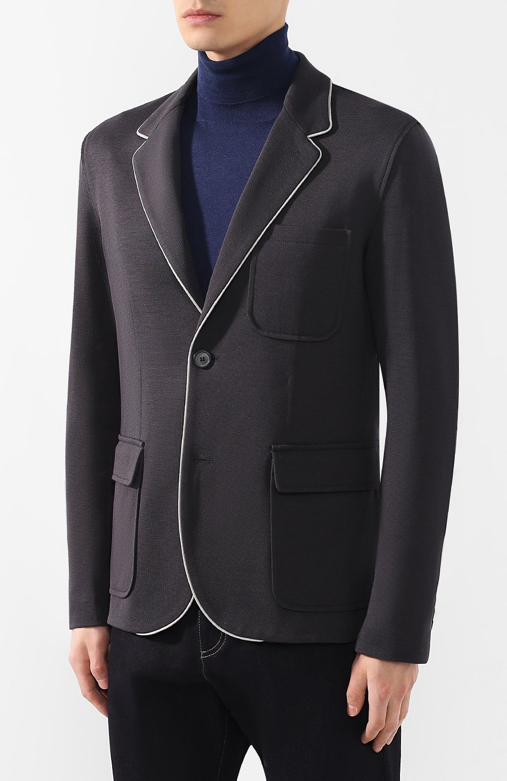 Хлопковый пиджак  LANVIN, арт. RMJA0003P18, фото 3