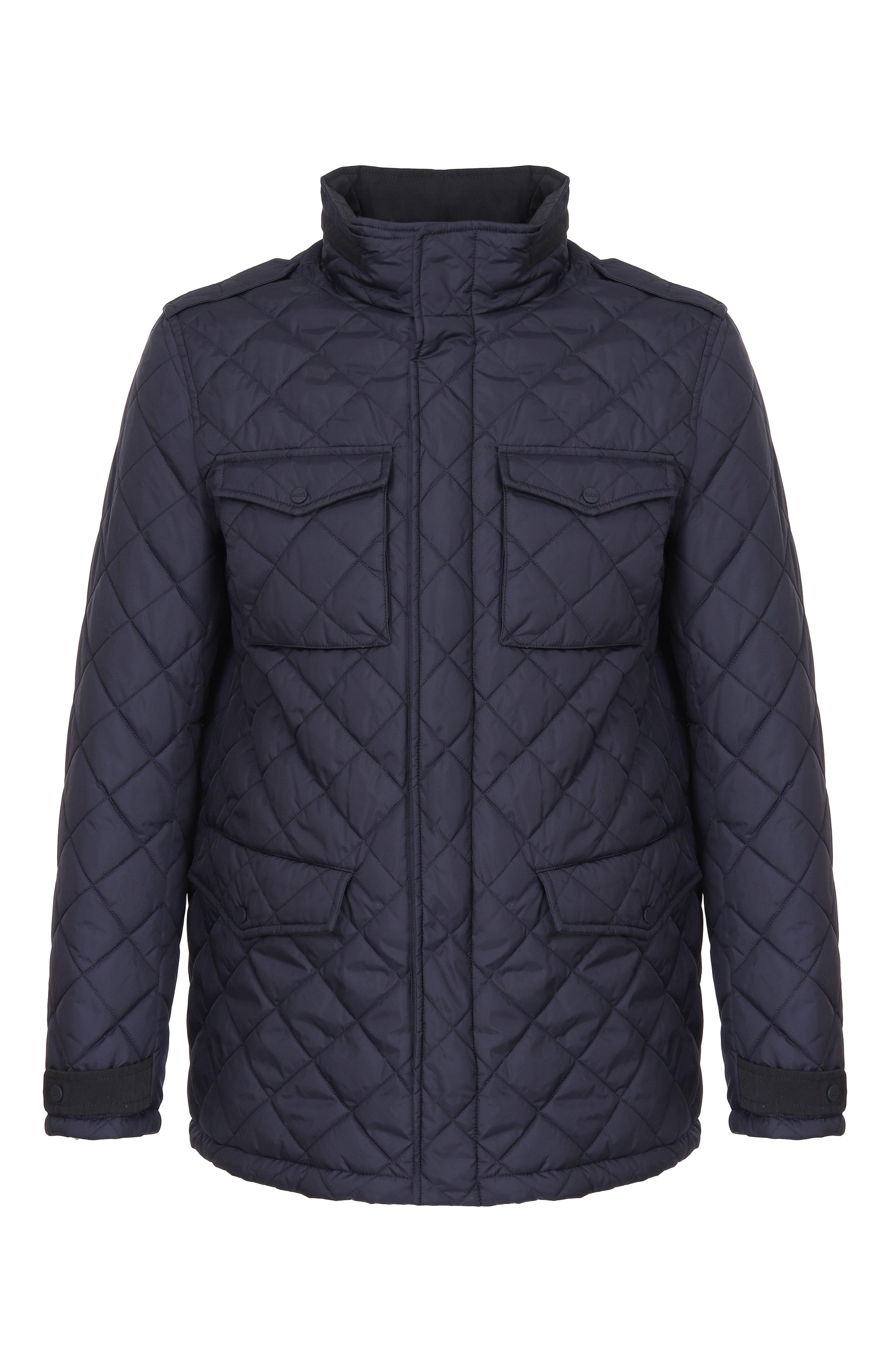 Утепленная куртка HERNO темно-синего цвета по цене 110500 руб., арт. FI000125U/12004Z, фото 1 Утепленная куртка HERNO, арт. FI000125U/12004Z, фото 1