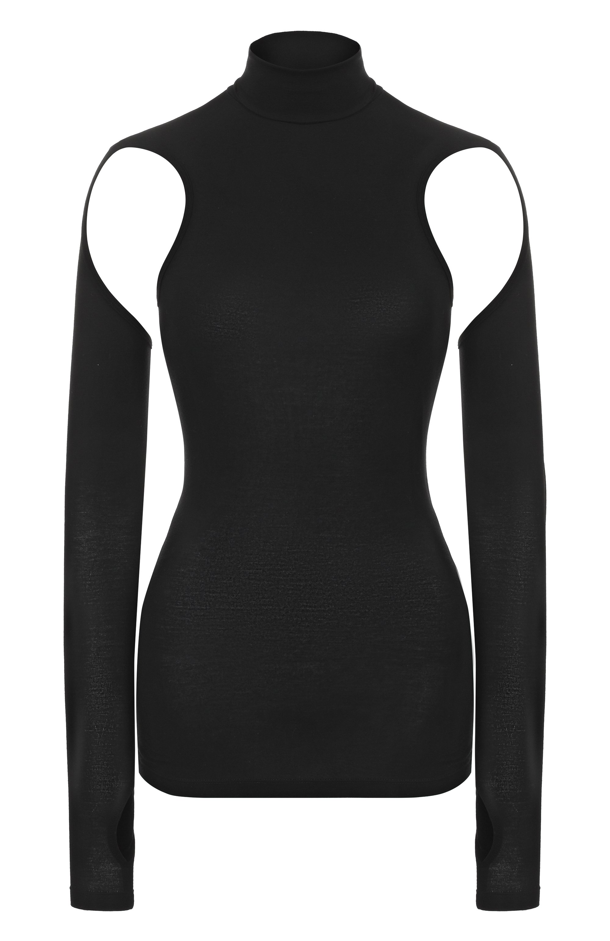 Топ GOOROO черного цвета по цене 54810 руб., арт. KTP015-8731-900-FW25/26, фото 1 Топ GOOROO, арт. KTP015-8731-900-FW25/26, фото 1