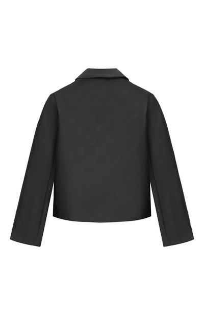 Жакет ELIE SAAB JUNIOR черного цвета по цене 68950 руб., арт. EFGC025/TS1133_001, фото 2 Жакет ELIE SAAB JUNIOR, арт. EFGC025/TS1133_001, фото 2