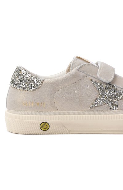 Кожаные кеды may GOLDEN GOOSE DELUXE BRAND золотого цвета по цене 48400 руб., арт. GTF00198.F008077, фото 5 Кожаные кеды may GOLDEN GOOSE DELUXE BRAND, арт. GTF00198.F008077, фото 5