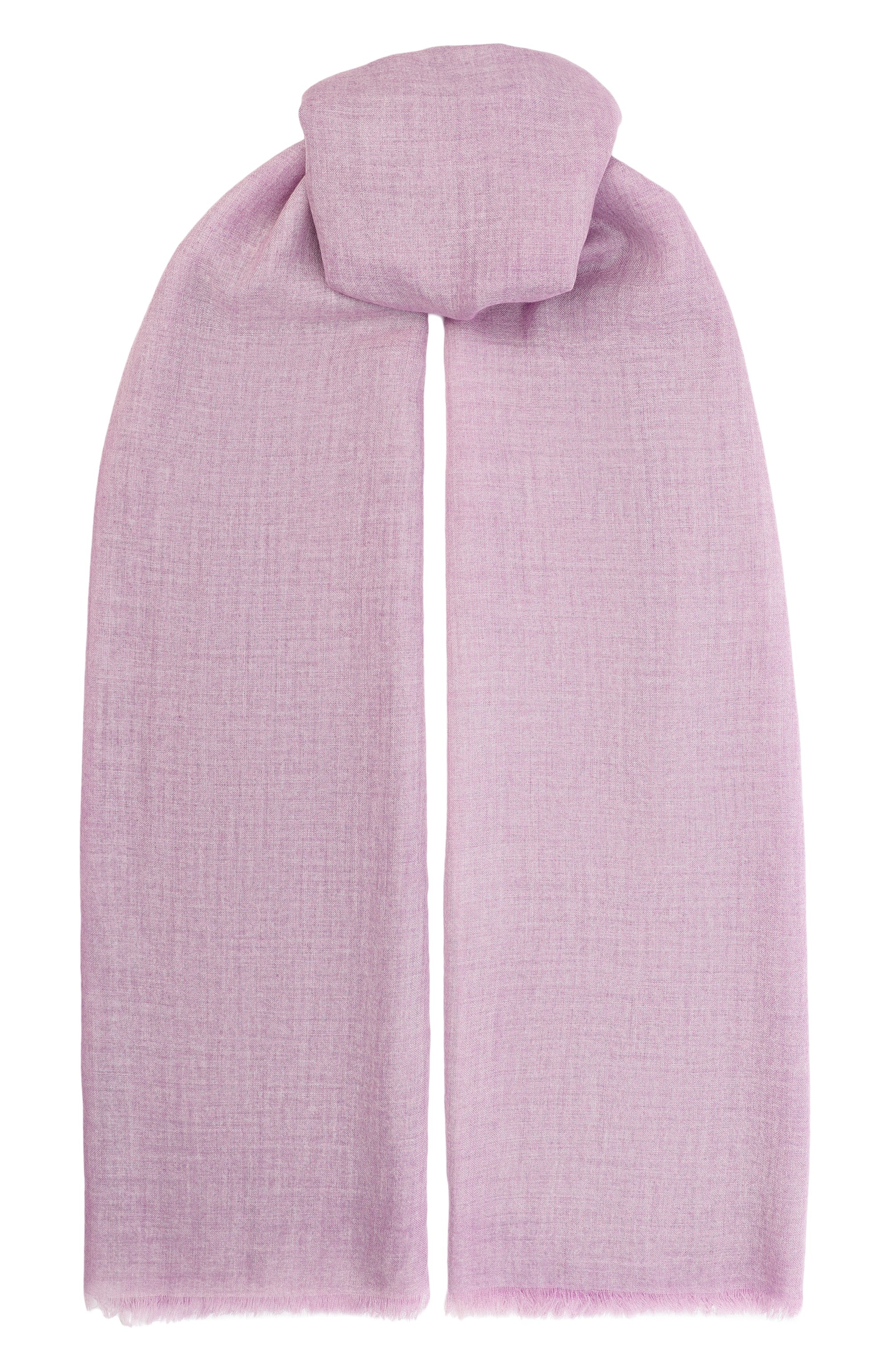 Кашемировый шарф MVST сиреневого цвета по цене 48900 руб., арт. 7702M, фото 1 Кашемировый шарф MVST, арт. 7702M, фото 1
