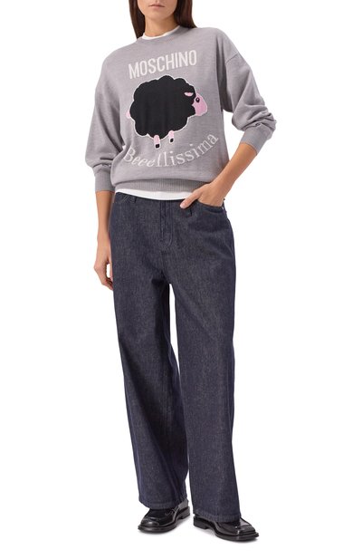 Шерстяной пуловер MOSCHINO, арт. J0930/5401, фото 2