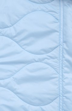 Детская куртка MONNALISA голубого цвета, арт. 17C103 | Фото 3 (Рукава: Длинные; Материал внешний: Синтетический материал; Материал сплава: Проставлено; Драгоценные камни: Проставлено)