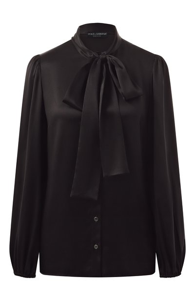 Женская атласная блузка DOLCE & GABBANA, арт. F5Q44T/FU1AU