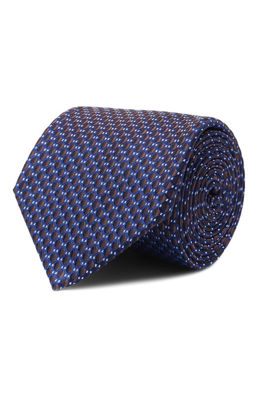 Шелковый галстук Brioni 062I00/PD475 Синий 062I00/PD475
