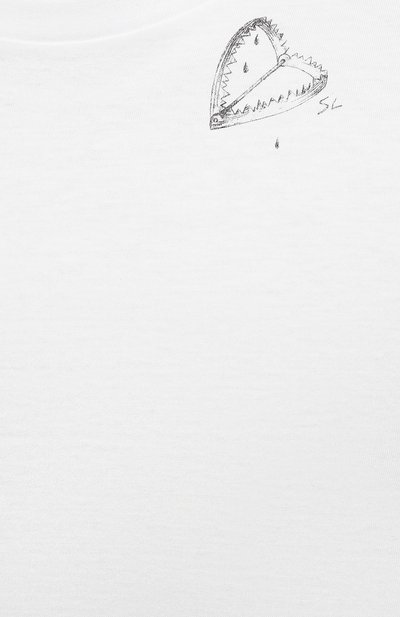 Хлопковая футболка  SAINT LAURENT, а рт. 632713/YBWG2, фото 5