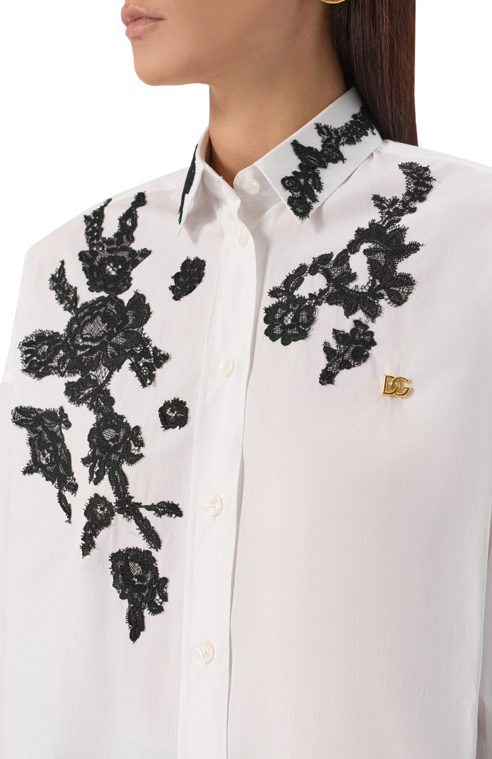 Хлопковая рубашка DOLCE & GABBANA, арт. F5T39T/GDB80, фото 5