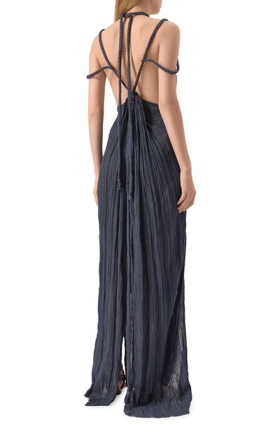 Хлопковое платье KASIA KULENTY, арт. APHR0DITE G0WN, фото 4