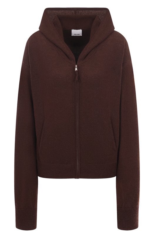 Кардиган из шерсти и кашемира Allude 255/17700 Коричневый 255/17700