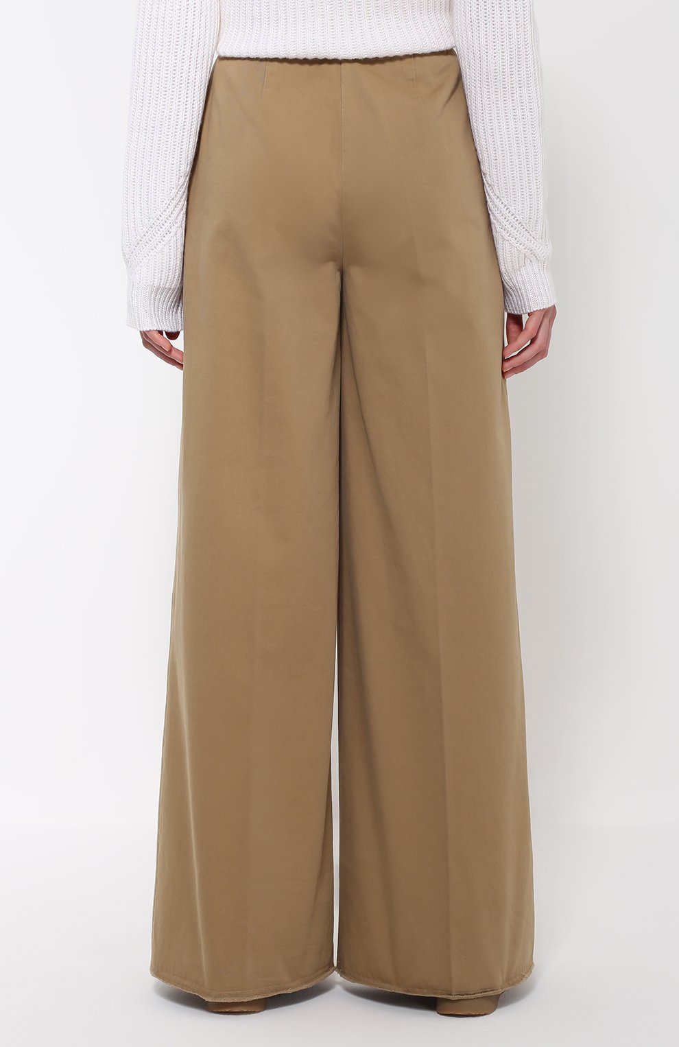 Широкие брюки с завышенной талией и защипами MONCLER, арт. B2-093-16416-00-57950, фото 4