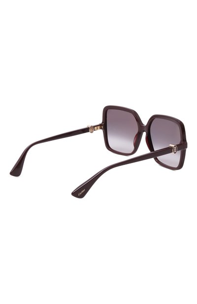 Солнцезащитные очки CARTIER бордового цвета по цене 98800 руб., арт. CT0641S 003, фото 3 Солнцезащитные очки CARTIER, арт. CT0641S 003, фото 3