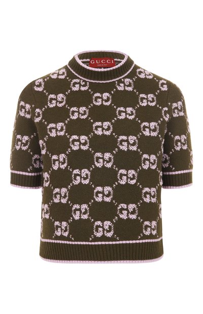 Женское шерстяной пуловер GUCCI, арт. 770059/XKCNA