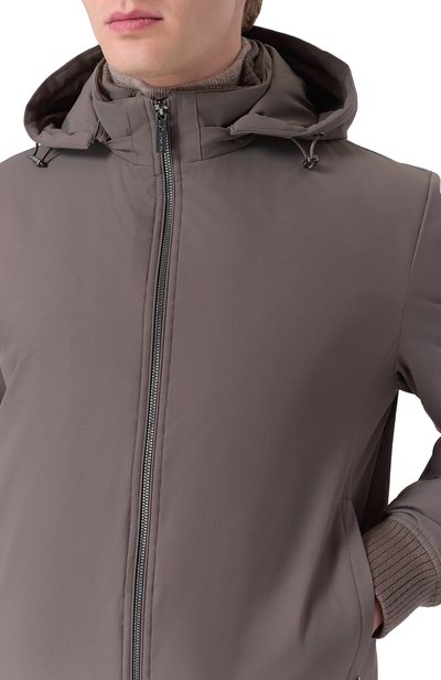 Утепленный бомбер GIMO'S коричневого цвета по цене 107500 руб., арт. 5W20.U.010.158, фото 5 Утепленный бомбер GIMO'S, арт. 5W20.U.010.158, фото 5