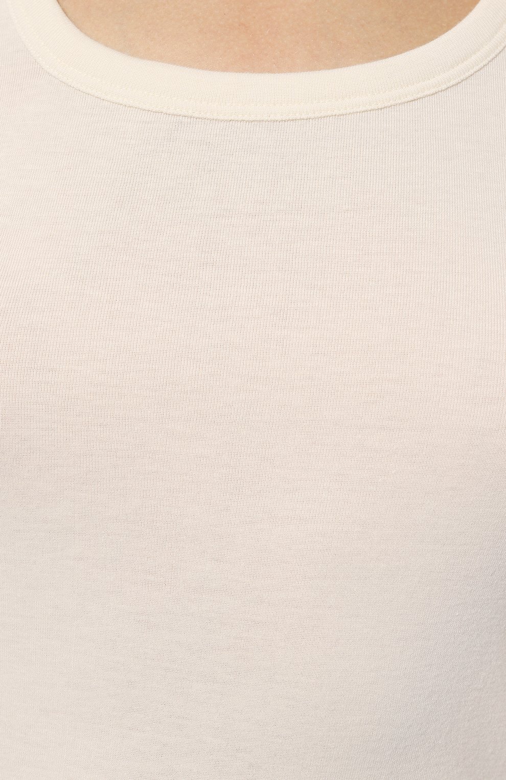 Майка HELMUT LANG кремового цвета по цене 19950 руб., арт. 001HW521, фото 5 Майка HELMUT LANG, арт. 001HW521, фото 5