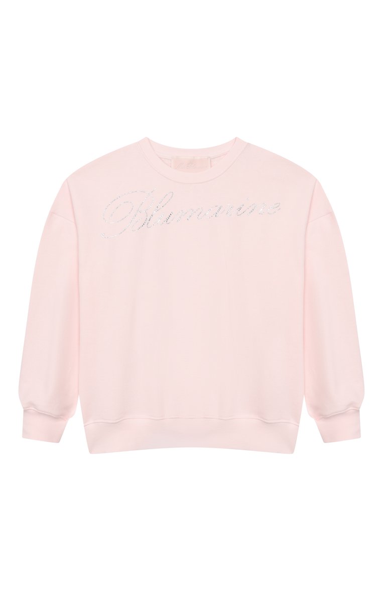 Хлопковый свитшот BLUMARINE, арт. BFFE001.0.FF010/14A-16A, фото 1