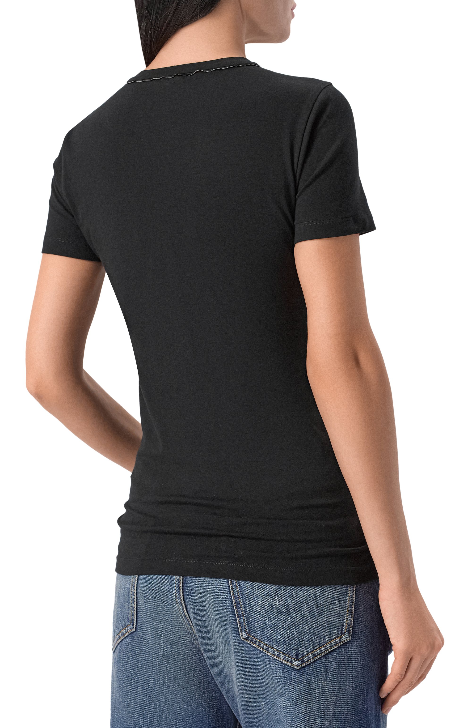 Хлопковая футболка BRUNELLO CUCINELLI, арт. M0T18B0170, фото 4