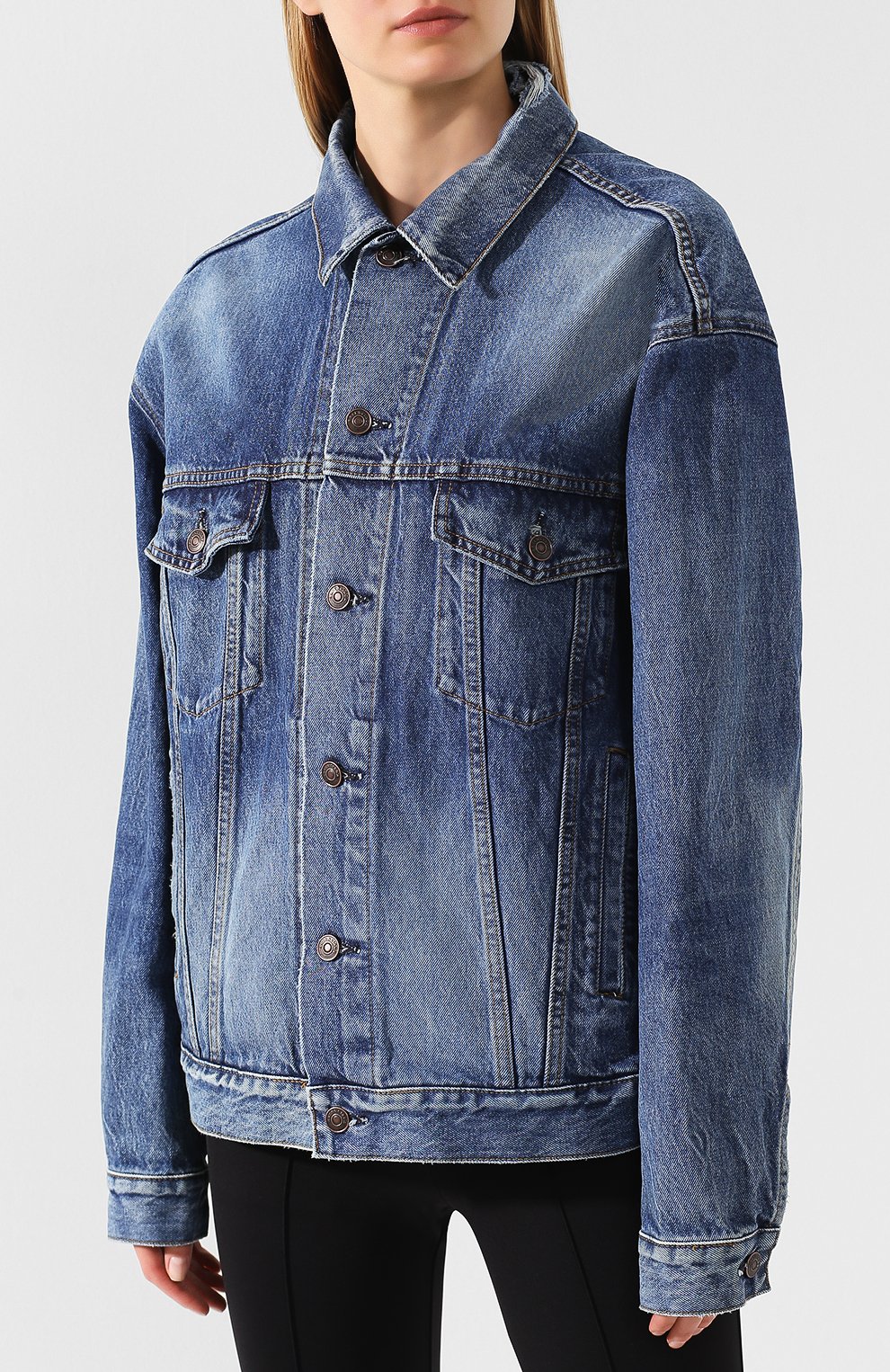 Джинсовая куртка BALENCIAGA, арт. 557388/TBP46, фото 3