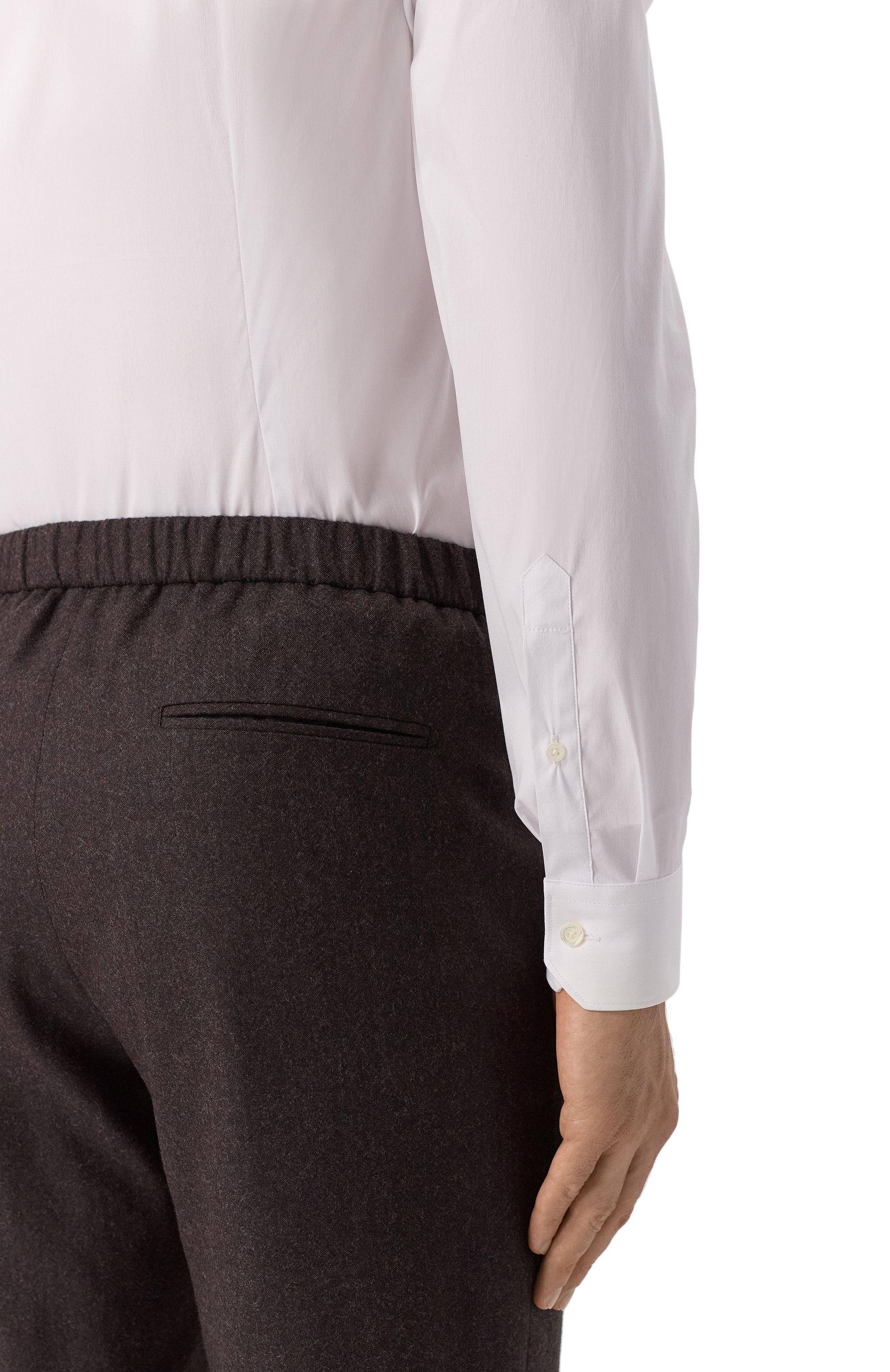 Хлопковая сорочка CORNELIANI, арт. 26P002-2611474, фото 5