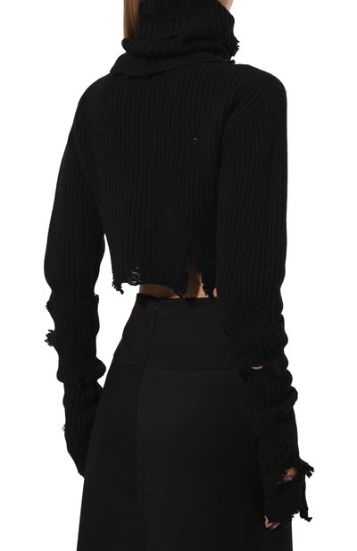 Шерстяной свитер ANN DEMEULEMEESTER, арт. 2402-W-KN34-KN048-099, фото 4