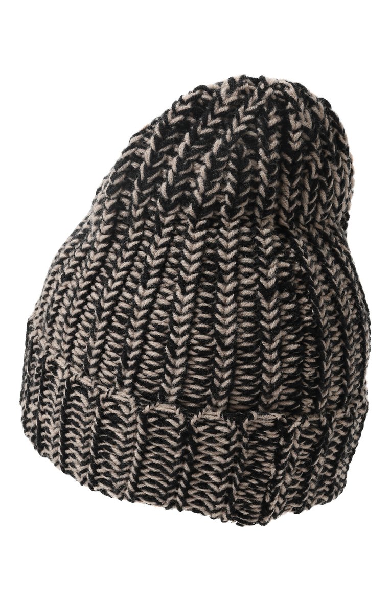 Детский комплект из шапки и шарфа EMPORIO ARMANI бежевого цвета, арт. 407529/3F491 | Фото 3 (Материал: Синтетический материал, Текстиль, Шерсть; Материал сплава: Проставлено; Нос: Не проставлено)