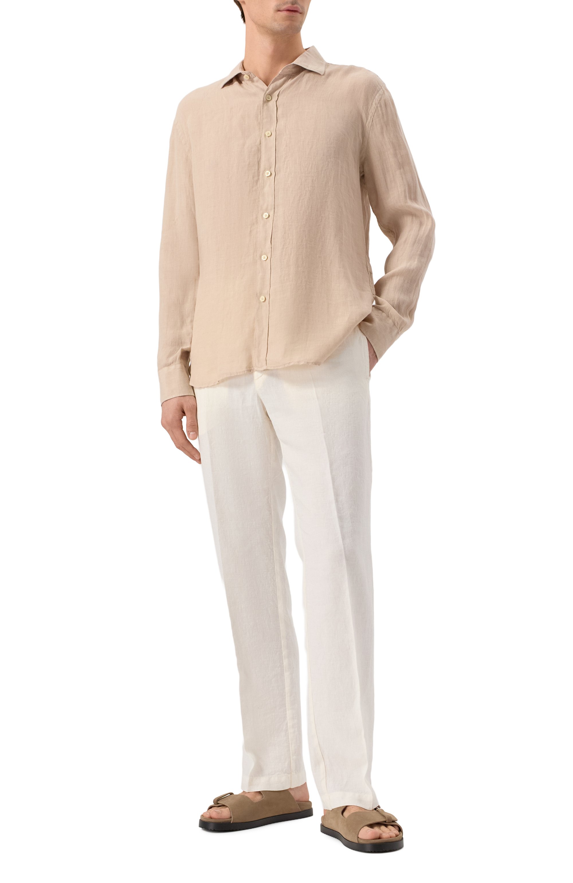 Льняная рубашка 120% LINO, арт. 32ALIM1311/0115/000, фото 2