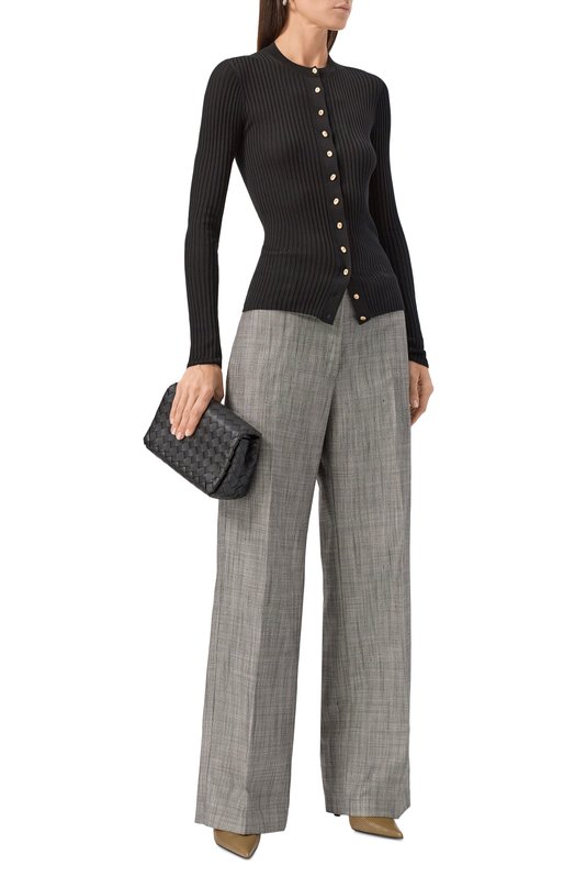 Шелковый кардиган Jil Sander J04HP0006/J16137 Чёрный  J04HP0006/J16137 Фото 2