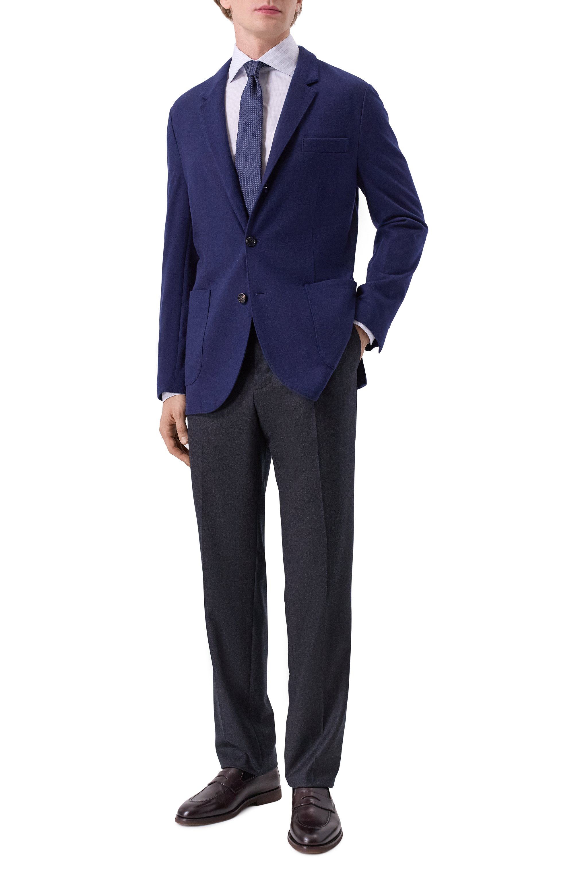 Хлопковая сорочка BRIONI, арт. RCB10L/0D04H, фото 2