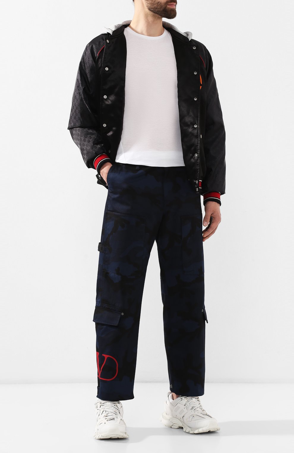 Хлопковая футболка VALENTINO, арт. SV3MG02D5GT, фото 2