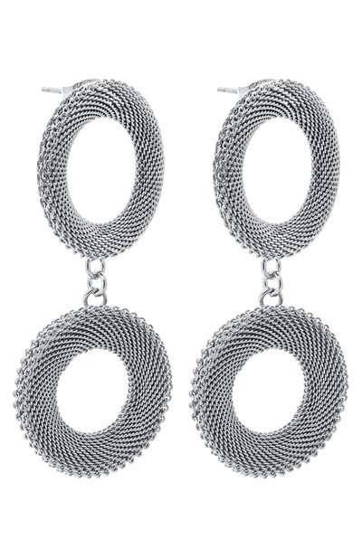 Серьги CRYSTALLINE JEWELLERY серебряного цвета по цене 14740 руб., арт. 371WS, фото 3 Серьги CRYSTALLINE JEWELLERY, арт. 371WS, фото 3