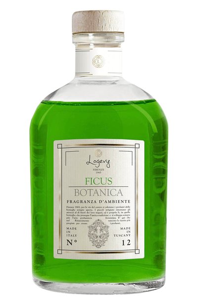 Диффузор ficus botanica / &quot;листья фикуса&quot; (ваза 3000ml + рефил 6x500ml) LOGEVY FIRENZE 1965, арт. 8050519370110