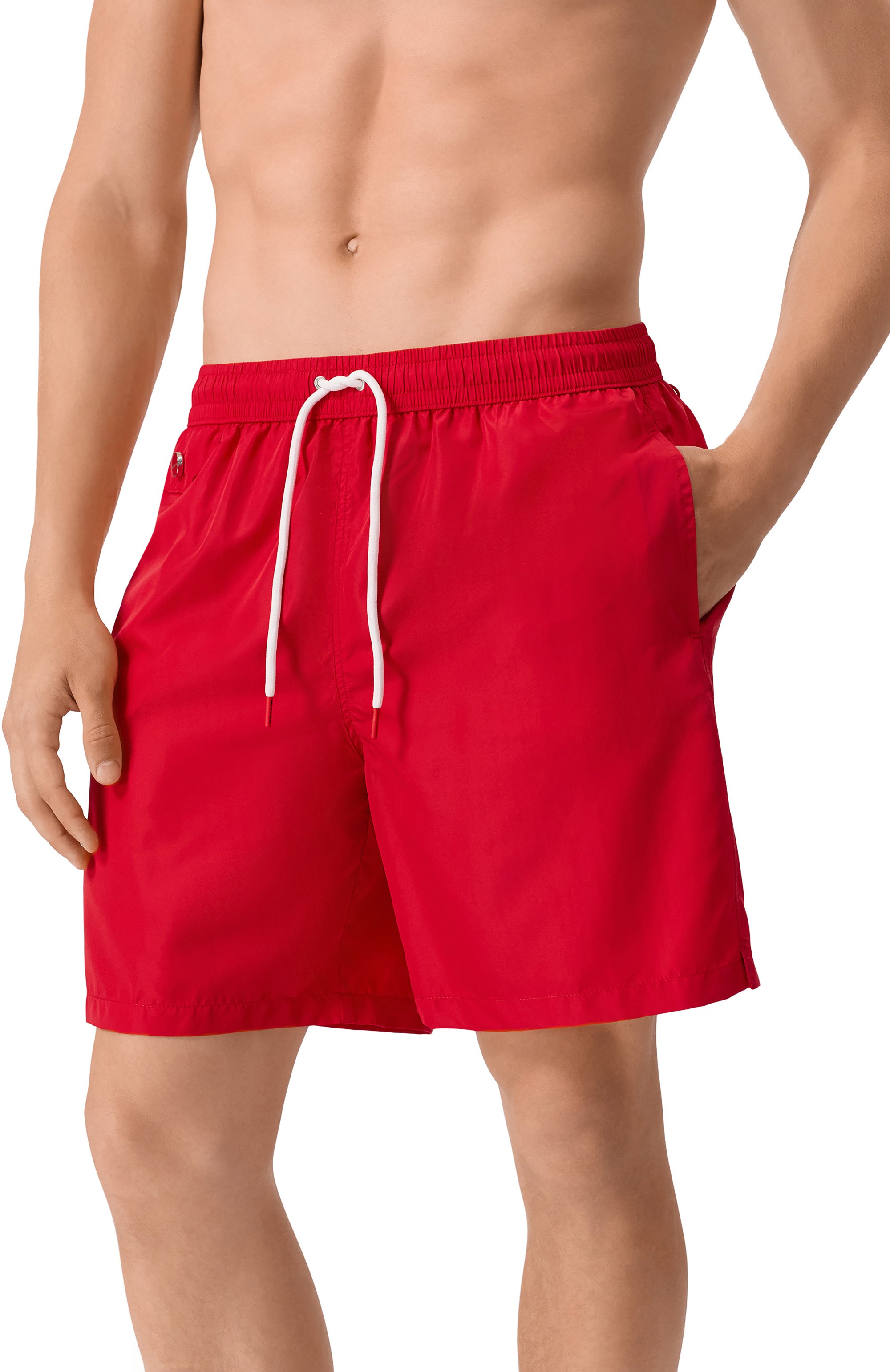 Плавки-шорты KITON красного цвета по цене 45700 руб., арт. UC0M5CK0710D03, фото 2 Плавки-шорты KITON, арт. UC0M5CK0710D03, фото 2