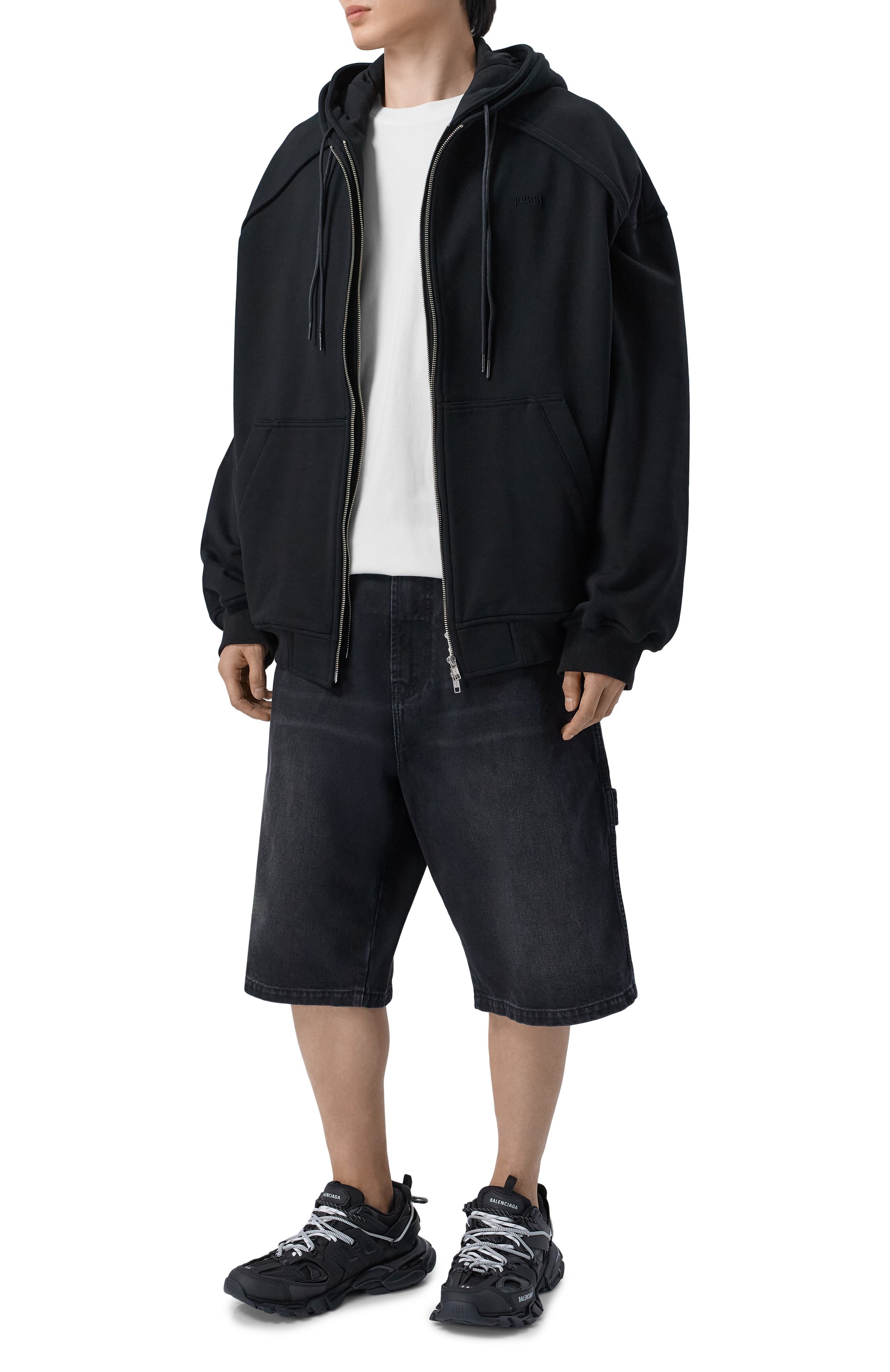 Джинсовые шорты VETEMENTS, арт. ME76DP095B1/2803 DENIM, фото 2